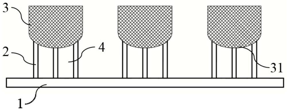 Evaporation-boiling longitudinal coexistence composite structure for enhancing boiling heat transfer