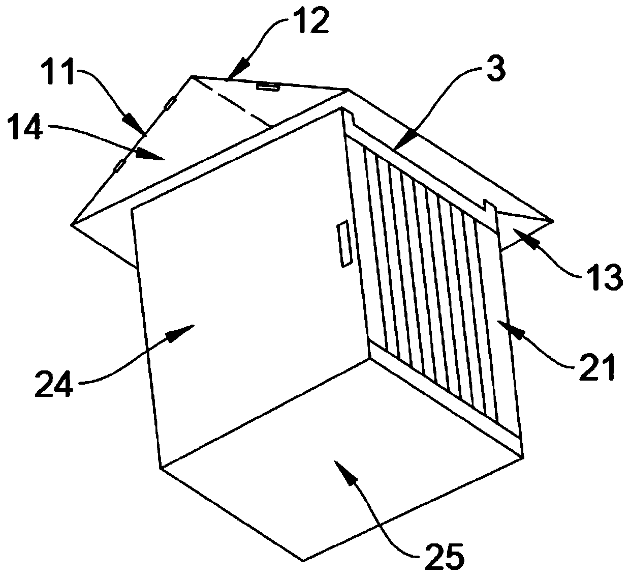 Rainproof low-voltage power distribution cabinet