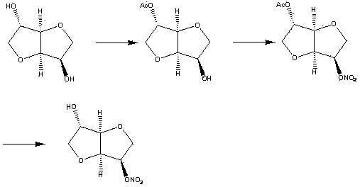 Method for synthesizing and purifying 5-isosorbide mononitrate