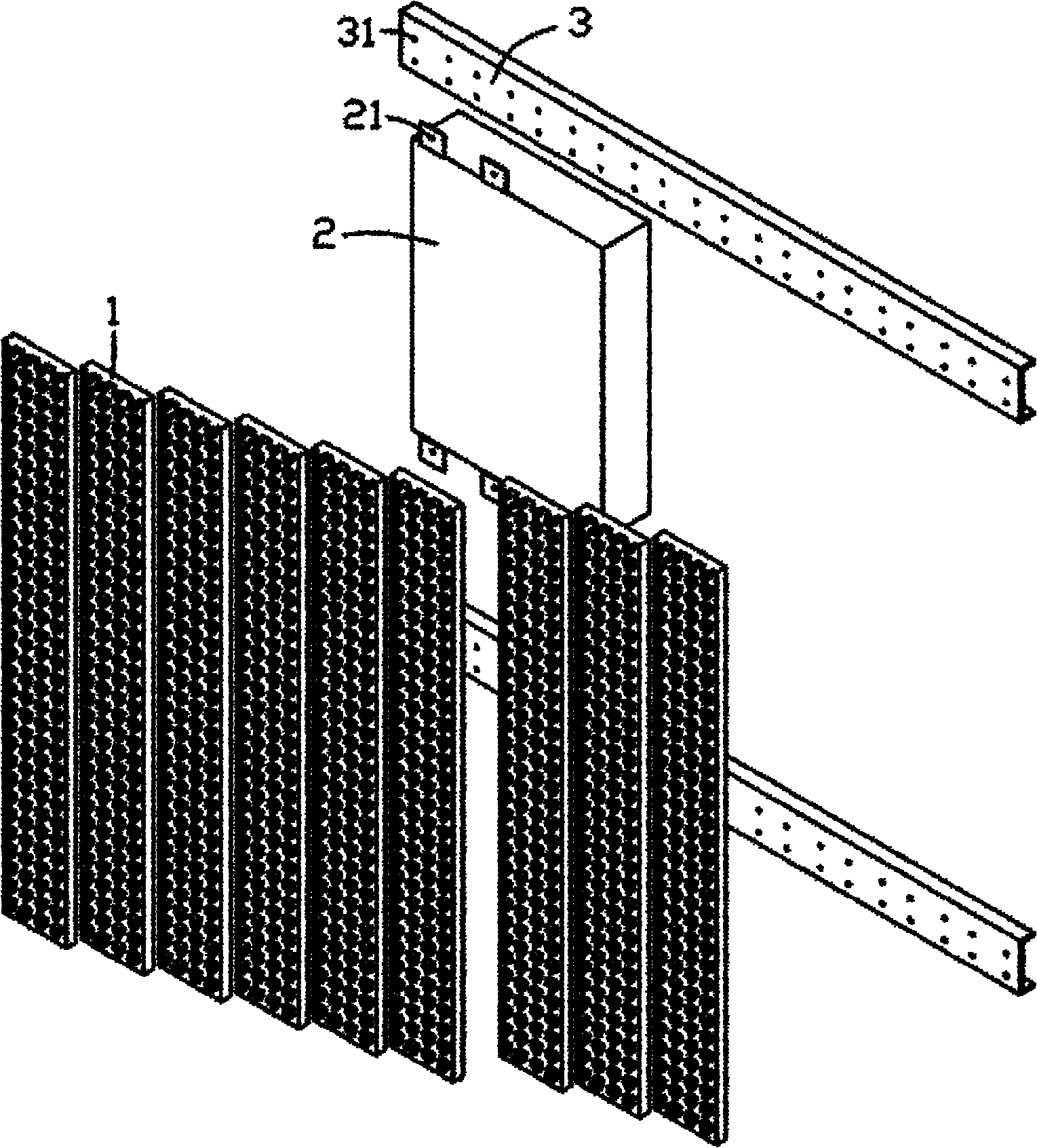 Light emitting diode (LED) assembled screen