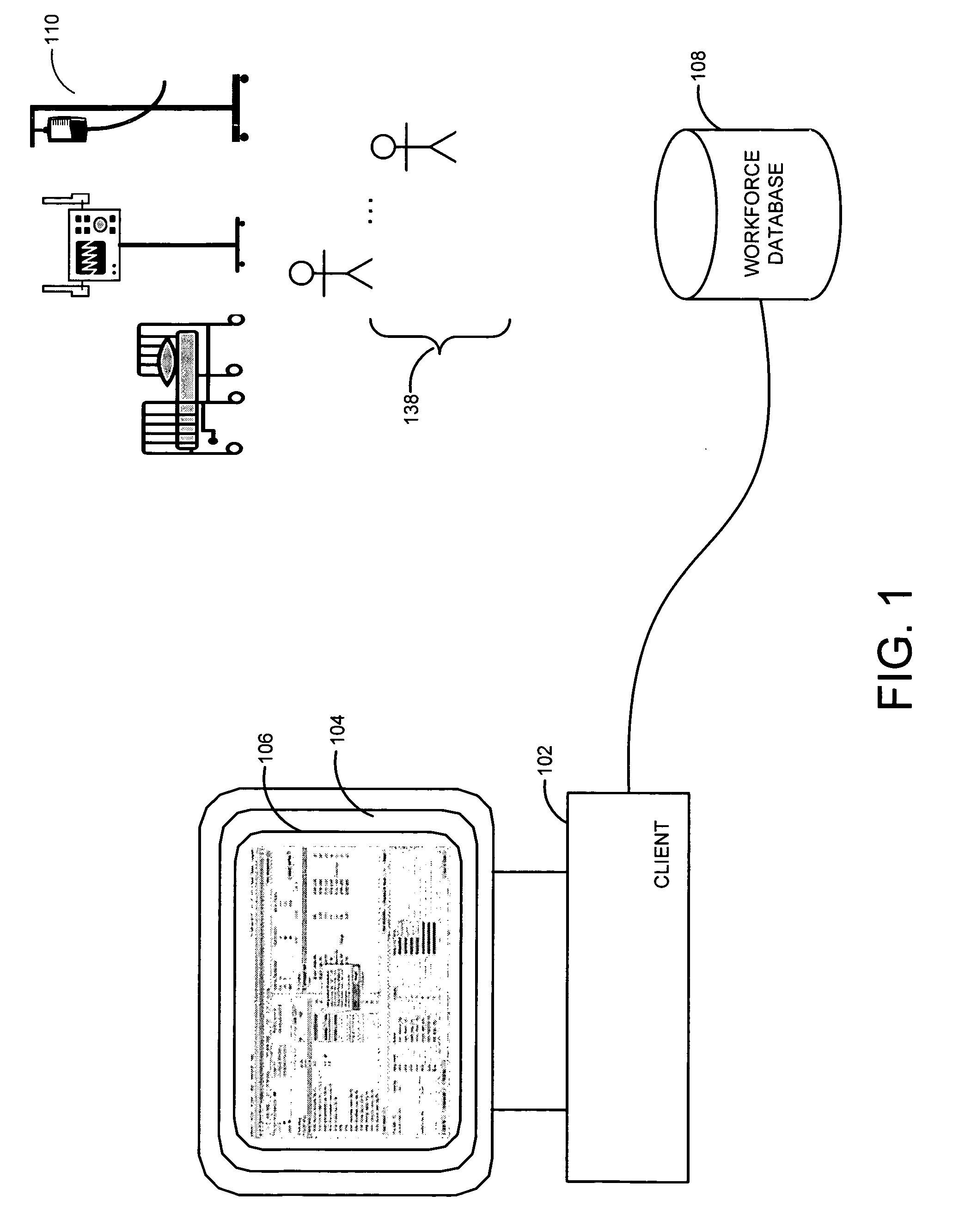 System and method for clinical workforce management interface