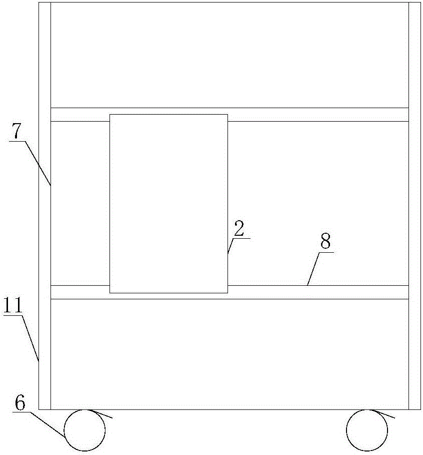 Wireless remote control detacher control box structure