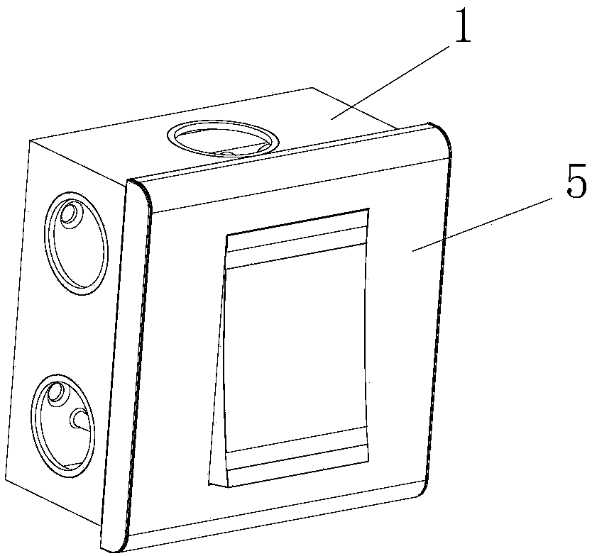 Safety energy-saving electricity transmission terminal