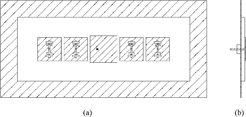 Phased array antenna with reconstructible directional diagram