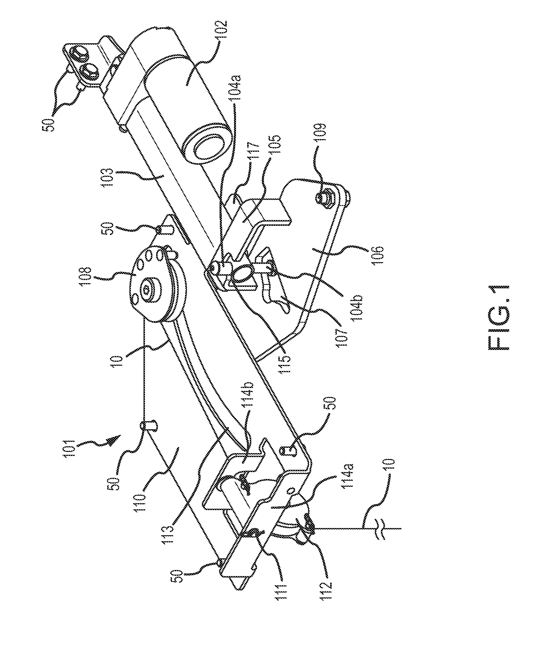 Cable-actuated lift system