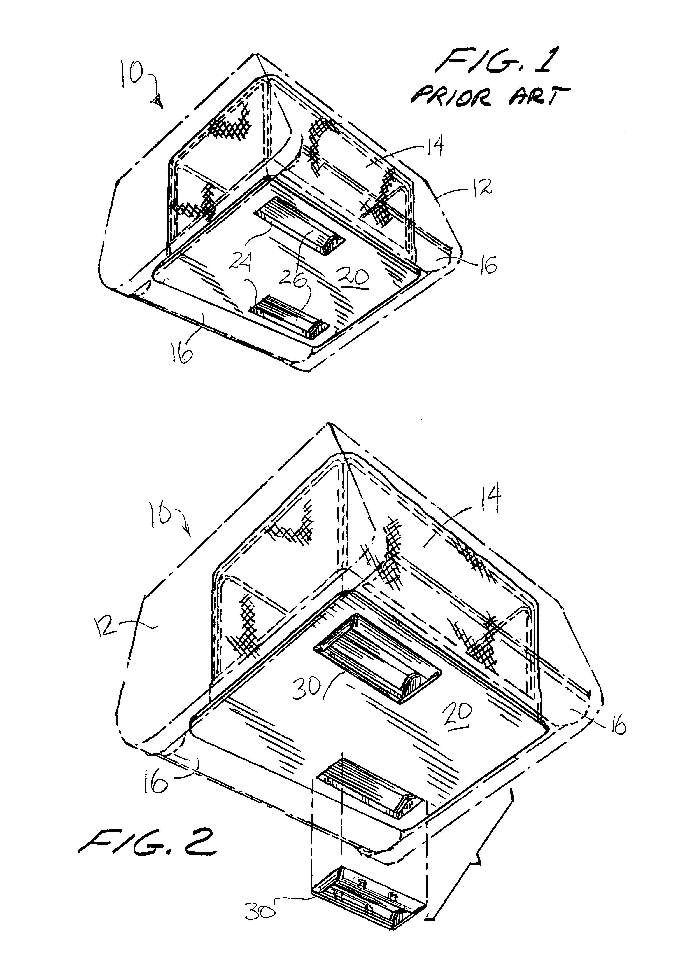 Pool cleaner baseplate with inlet extension members and recessed wheels