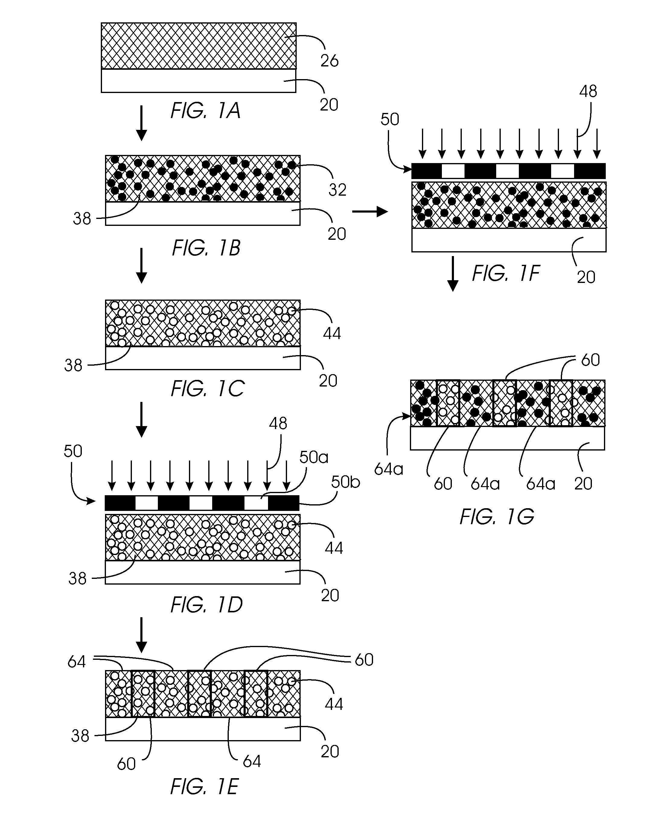 Patterned, high surface area substrate with hydrophilic/hydrophobic contrast, and method of use