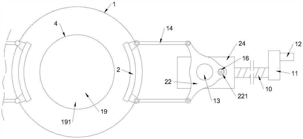 Rare earth molten salt electrolysis device based on anode adjustment and stable polar distance