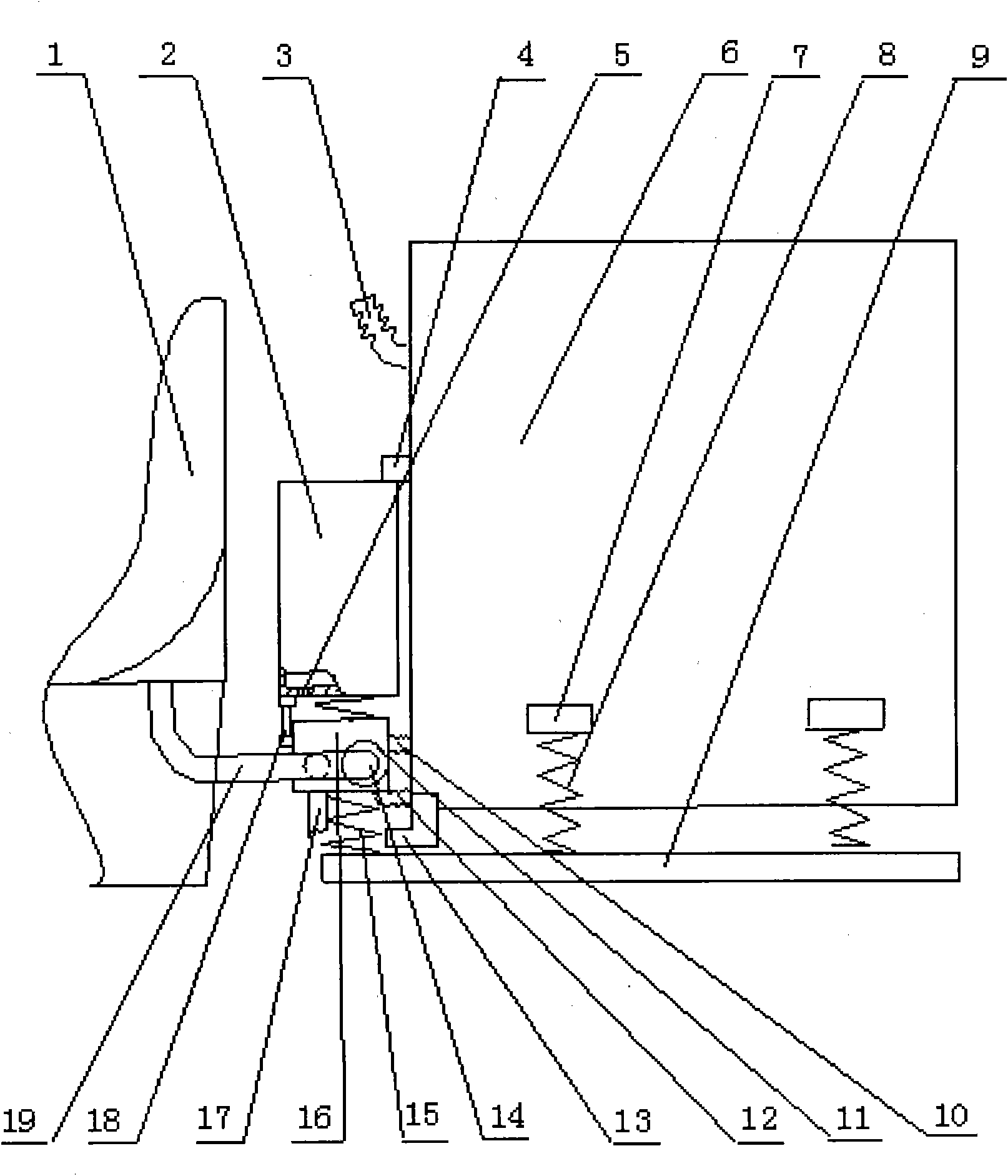 Automatic storing method of household washing machine wastewater