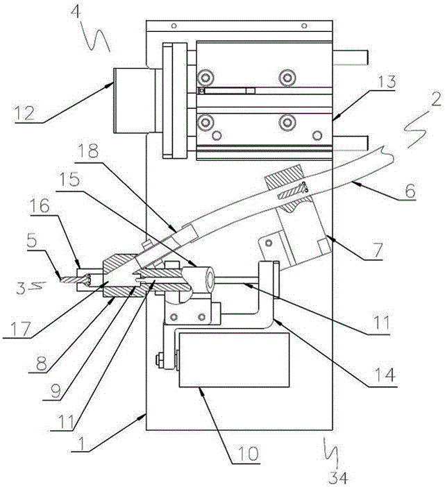 Horizontal loading and taking robot and operating method thereof