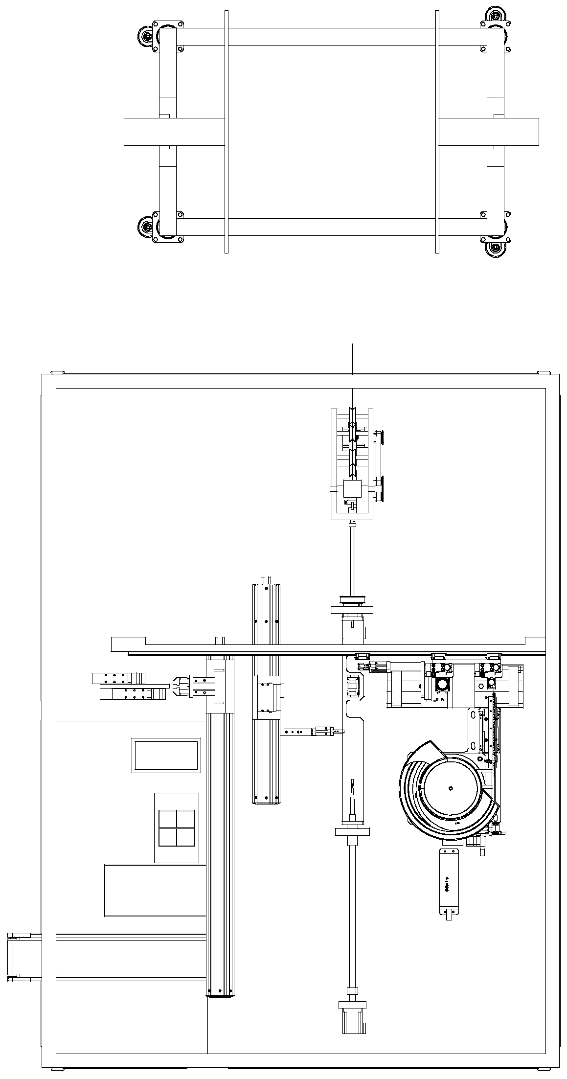 A capacitor coil processing device