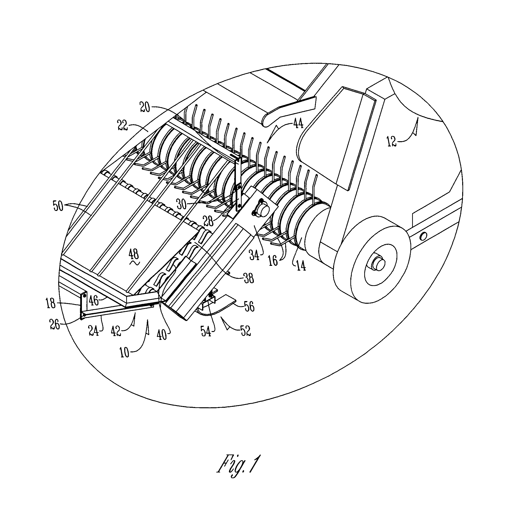 Feeder assembly for an agricultural implement