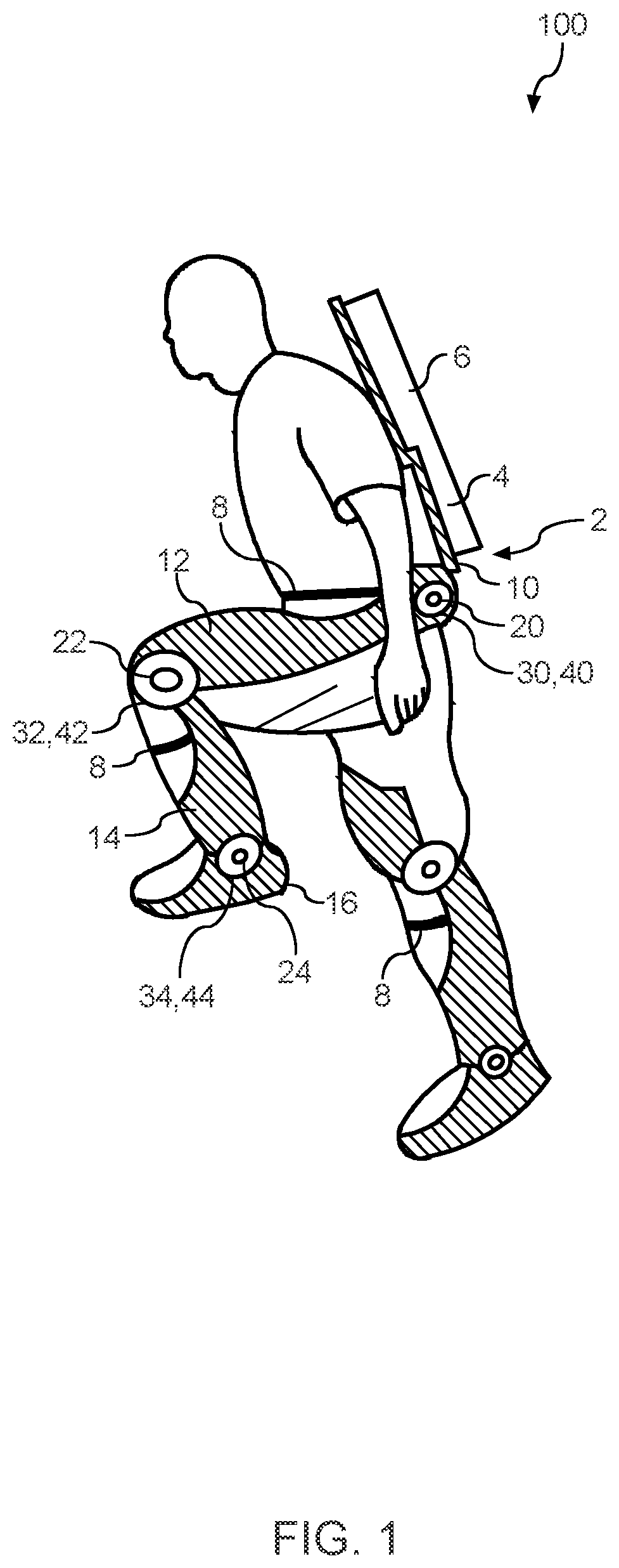 Exoskeleton Powered Using an Ultracapacitor