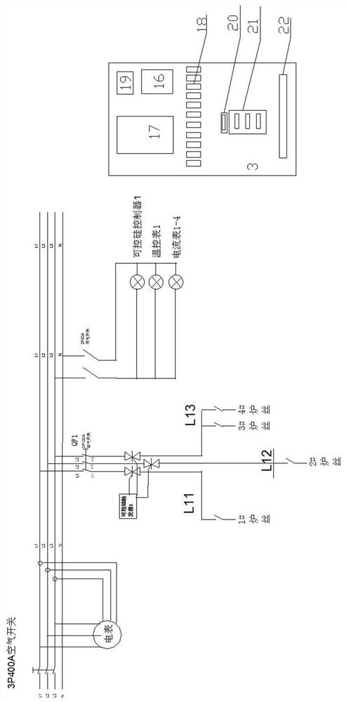 Heat treatment furnace for heat treatment of steel wire