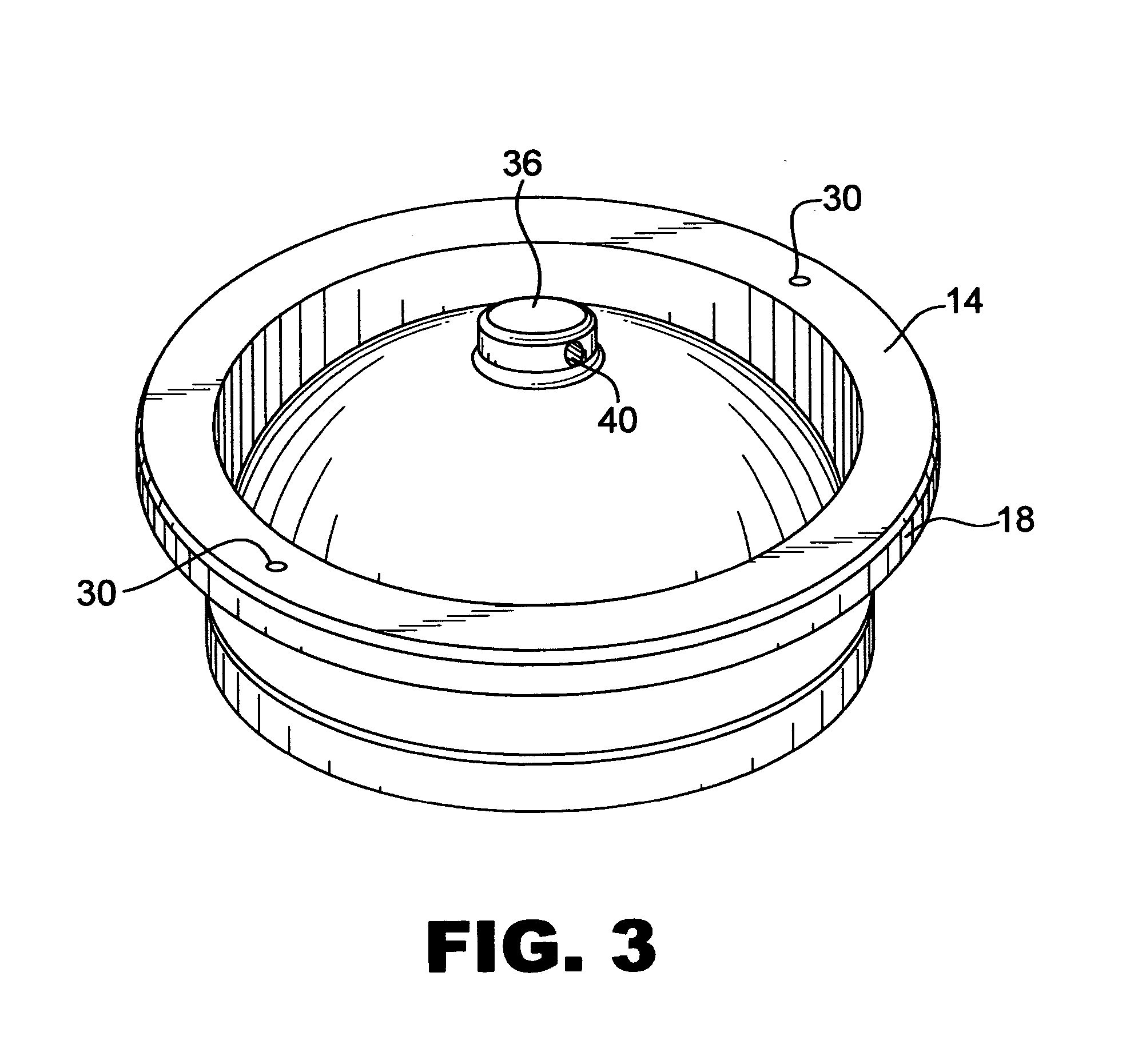 Organ preservation container and method
