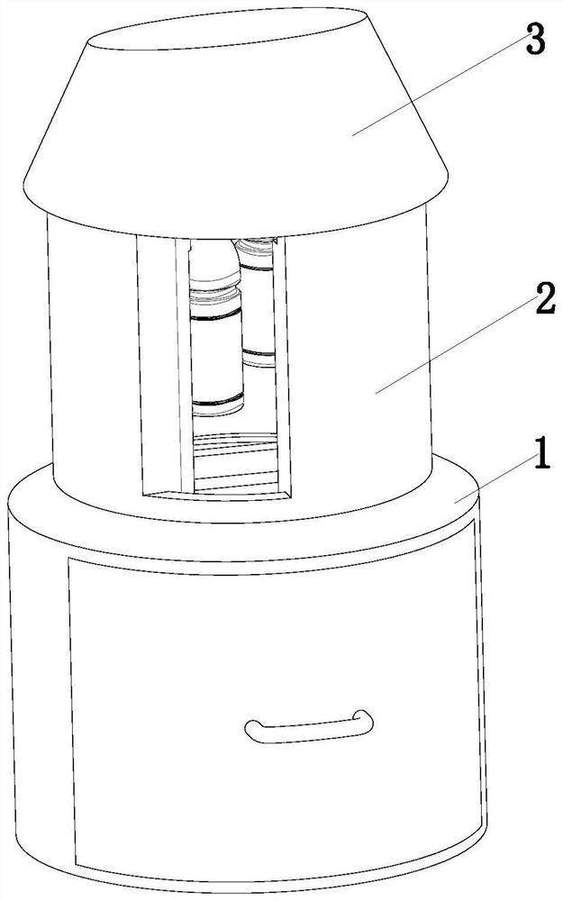 Environment-friendly rapid separation device for recycled materials