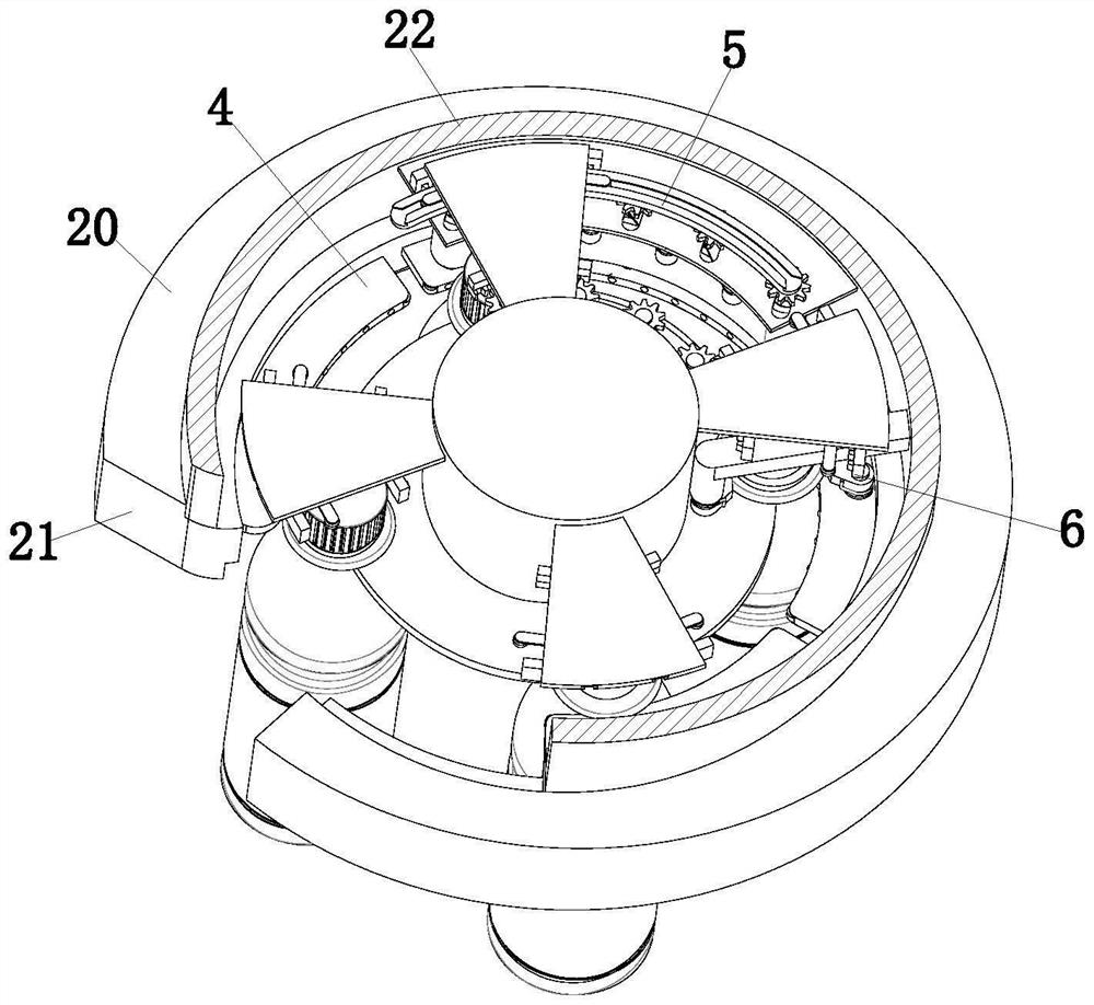 Environment-friendly rapid separation device for recycled materials