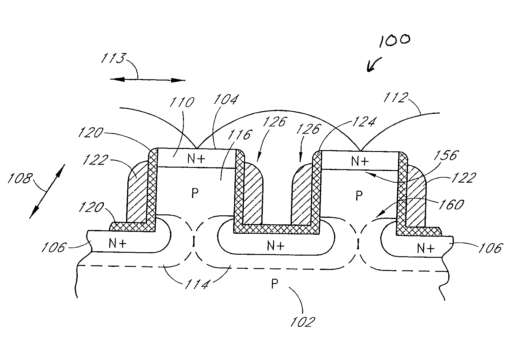 Long retention time single transistor vertical memory gain cell