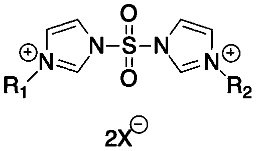Preparation method of sulfonyldiimidazole-based ionic liquid