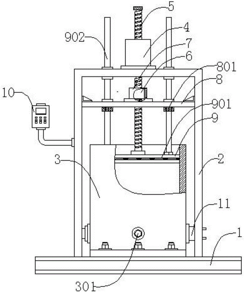 Mechanical extrusion device for wax for soaking type casting