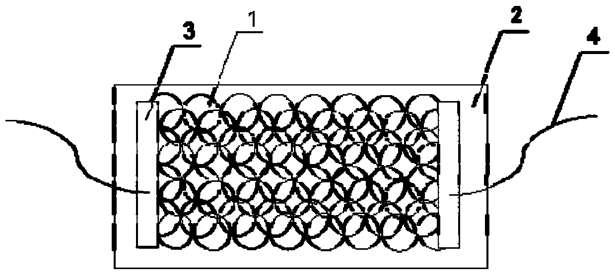 A large deformation flexible strain sensor and its preparation method