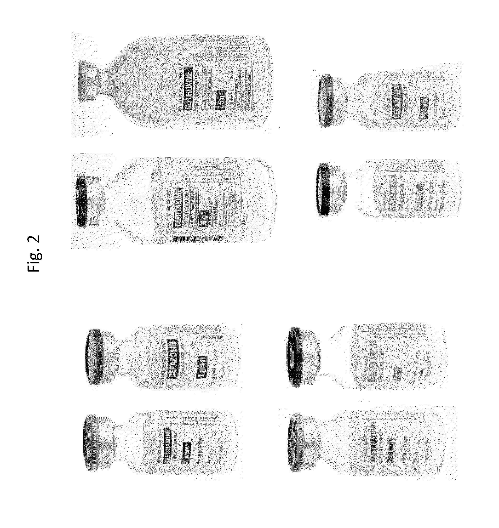 Label, labeling system and method of labeling for containers for drug products