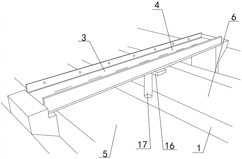 Construction method and special guard screen for static demolition and home position reconstruction of overpass bridge
