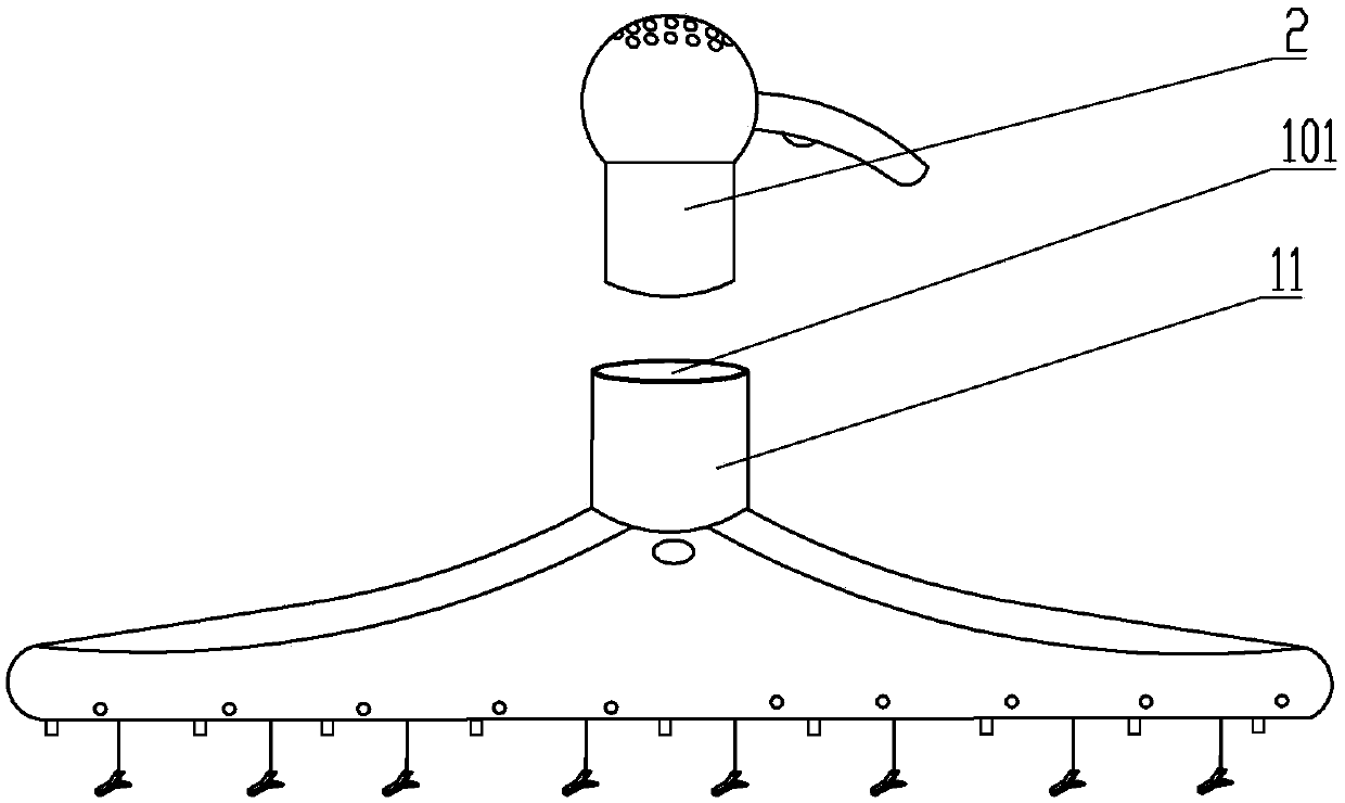 Intelligent clothes hanger for drying clothes