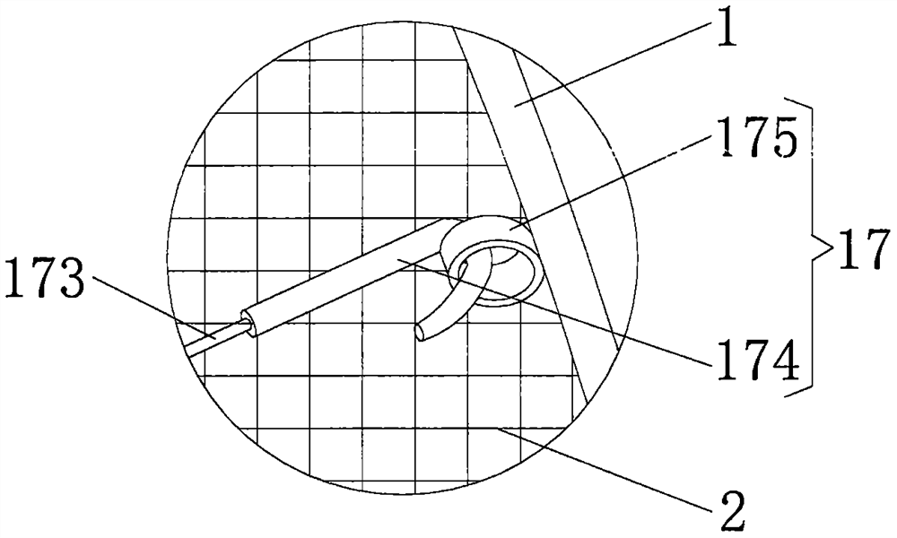 Hockey blocking net convenient to store, disassemble and assemble and provided with goal