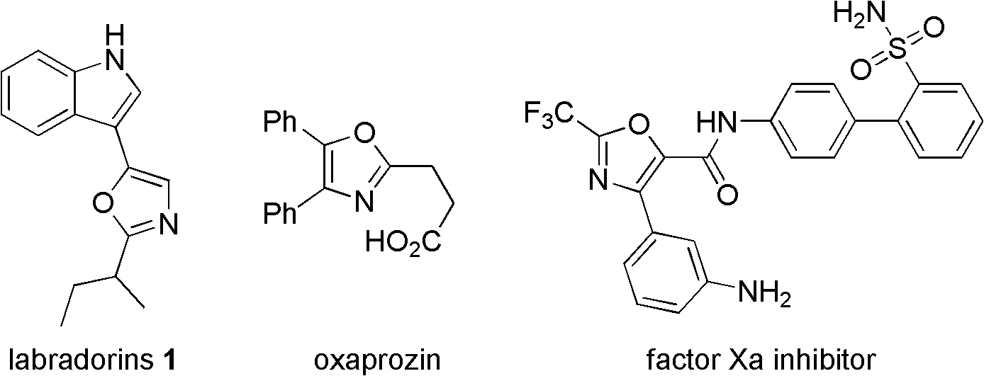 Synthesis method of 2-trifluoromethyloxazole derivatives