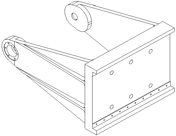 Bearing support frame clamping device and clamping method thereof