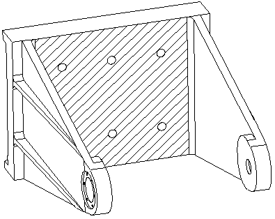 Bearing support frame clamping device and clamping method thereof