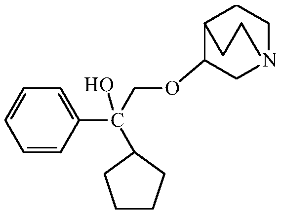 Method for purifying 3-(2-cyclopentyl-2-hydroxy-2-phenylethoxy) quinuclidine and preparing penehyclidine hydrochloride