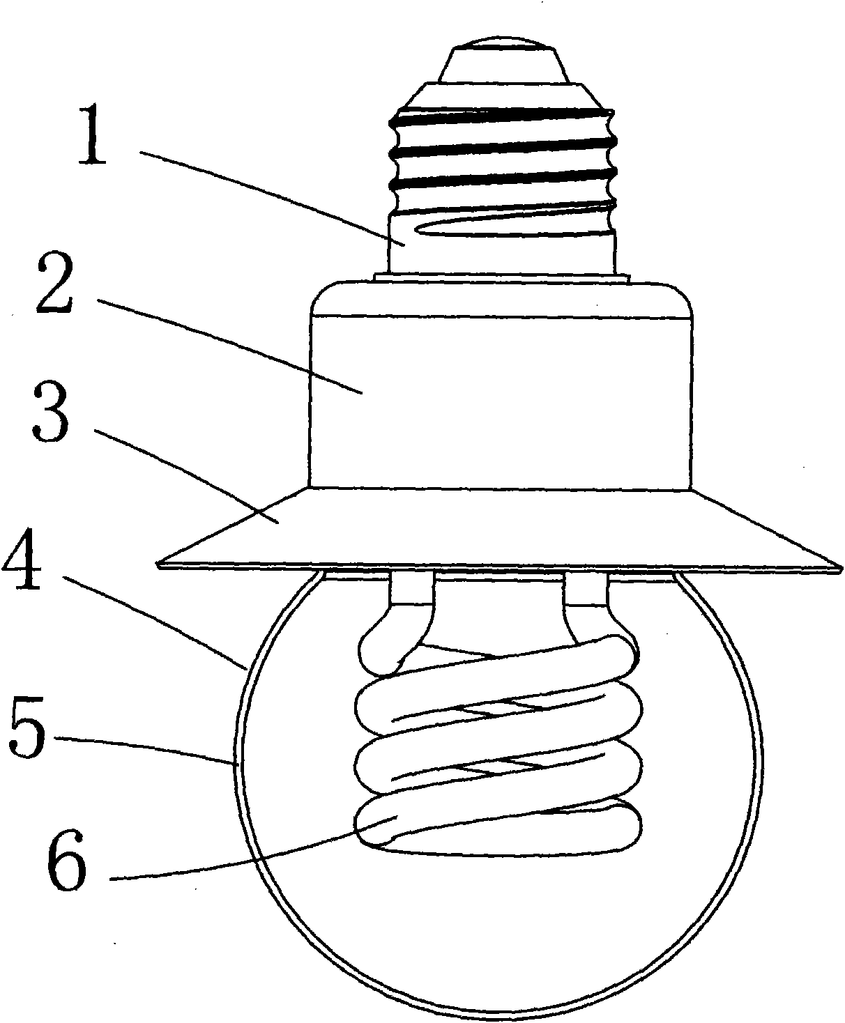 High-efficiency energy-saving bulb