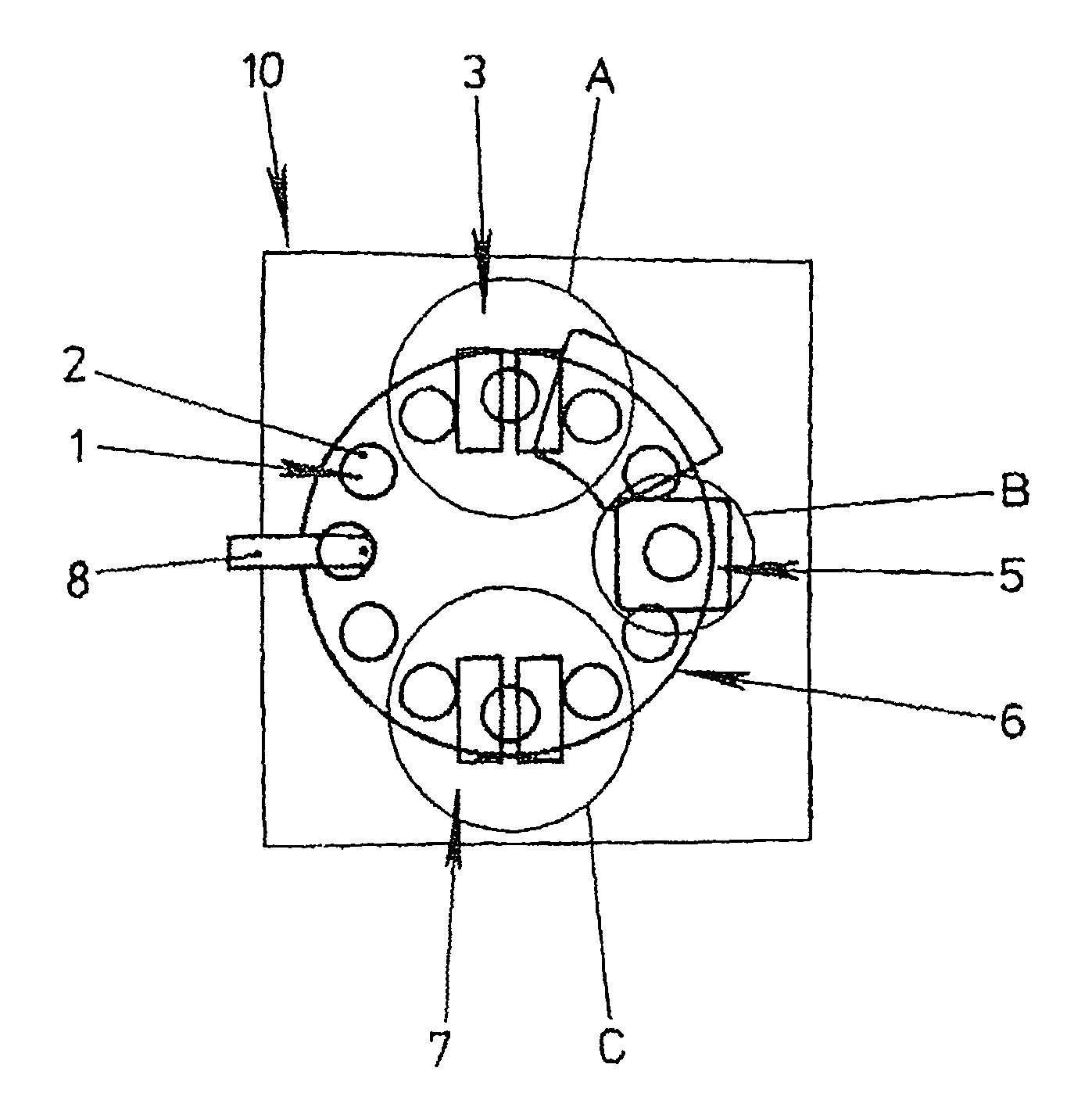 Method for producing a multilayer coating and device for carrying out said method