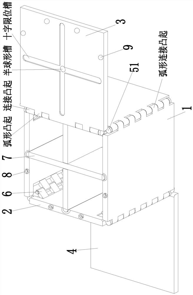 A foam packing box