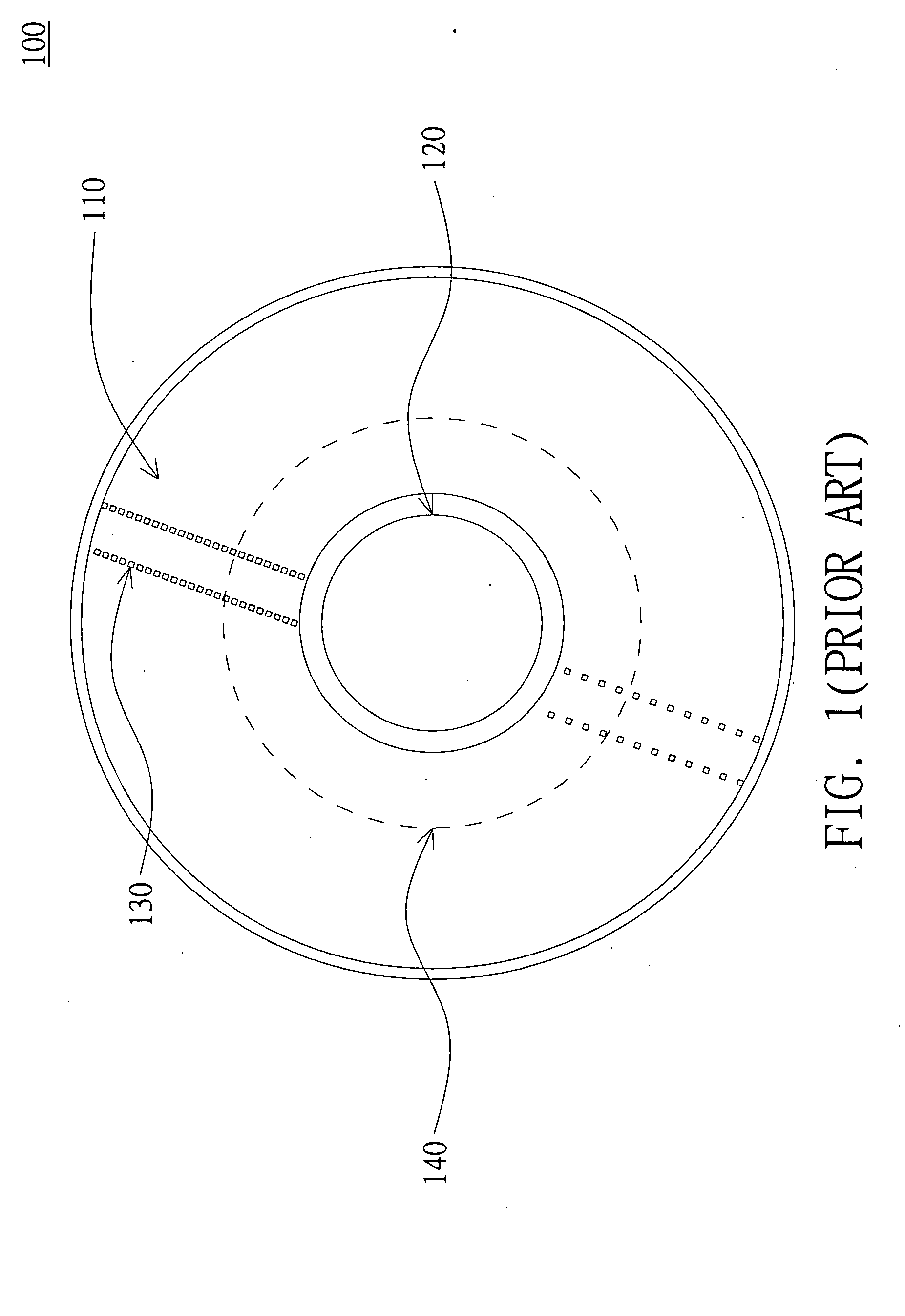 Method of identifying a type of an optical disc and the device therefor
