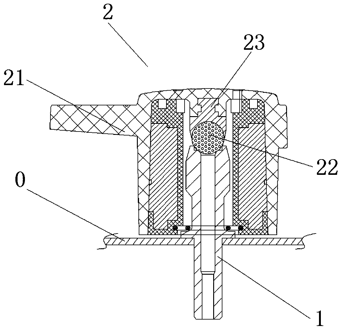 Pressure limiting valve assembly and cooking utensil