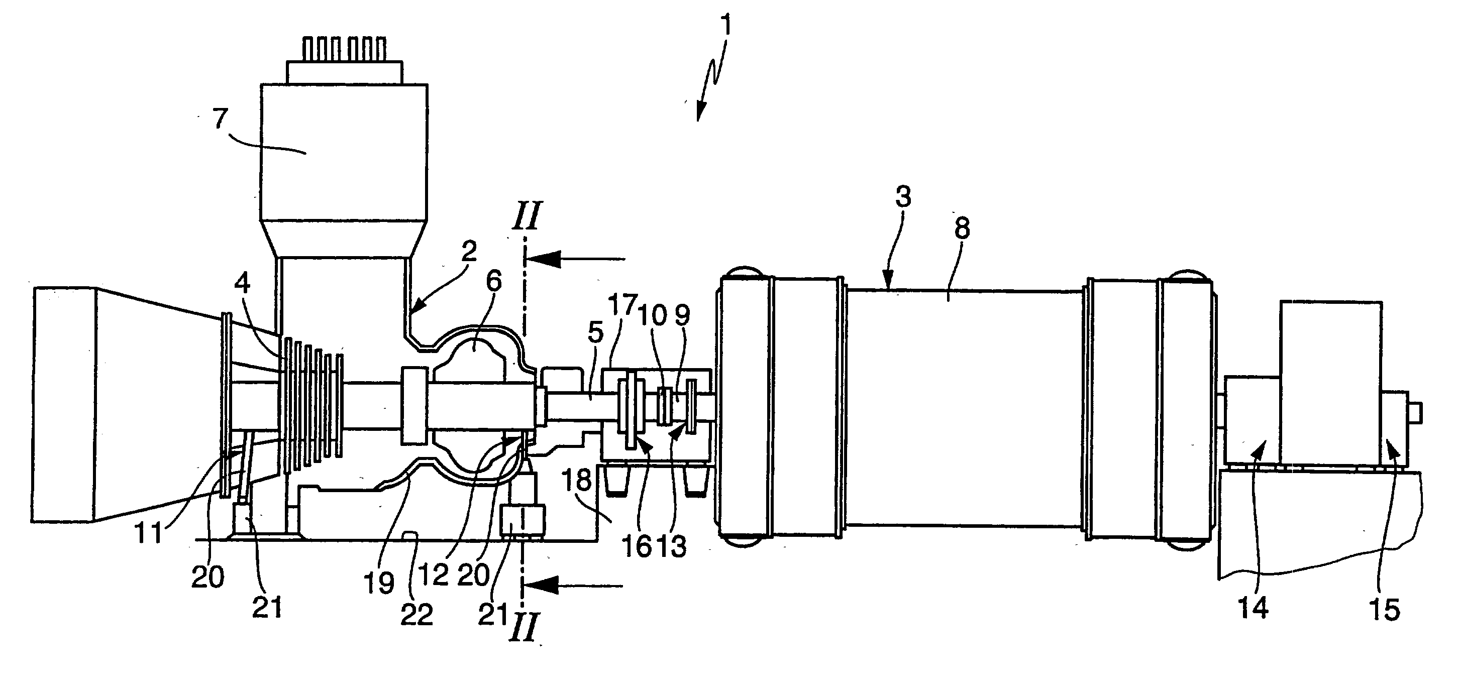 Turbogroup of a power generating plant