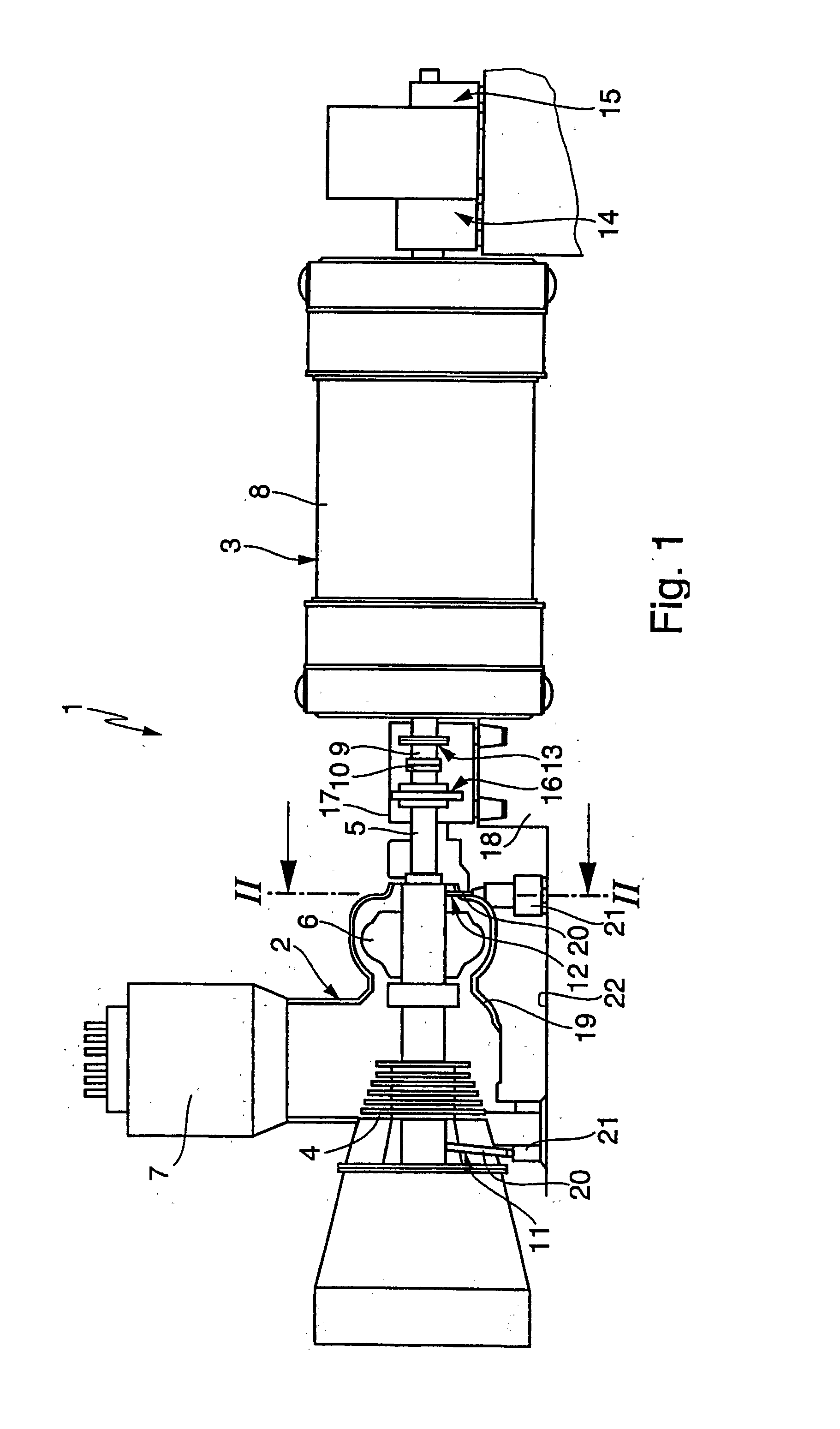 Turbogroup of a power generating plant