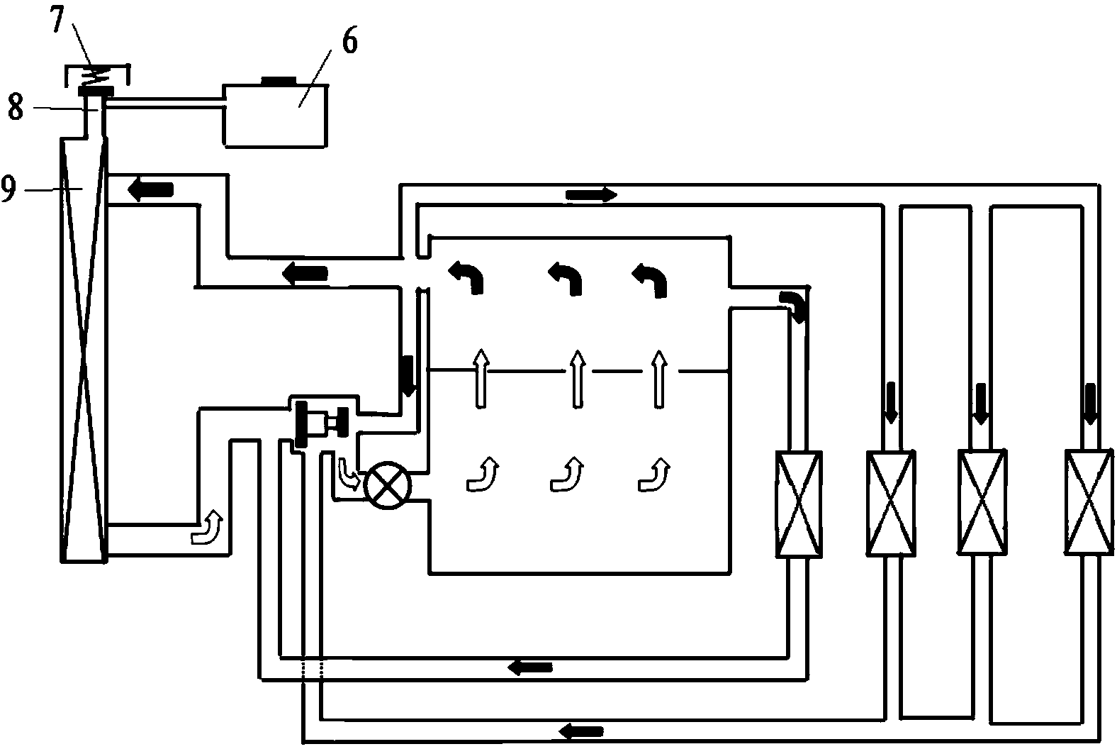 Expansion tank assembly and cooling circulation system
