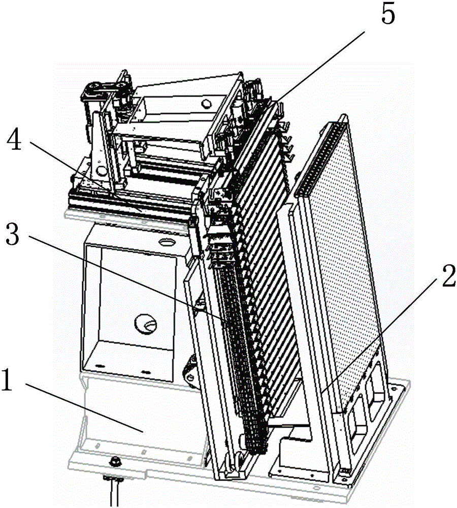 Automatic tube plate feeding device