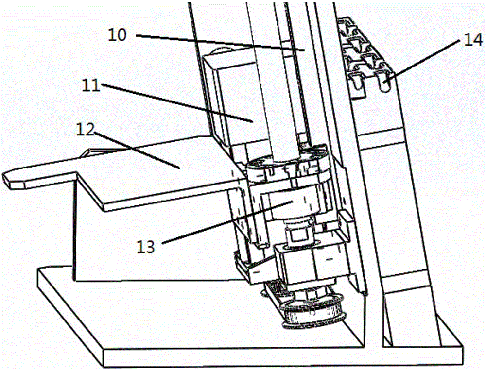 Automatic tube plate feeding device