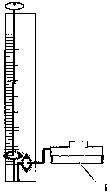 Elastic rubber sleeve for covering probe box mouth of internal liquid pressure intensity experiment device