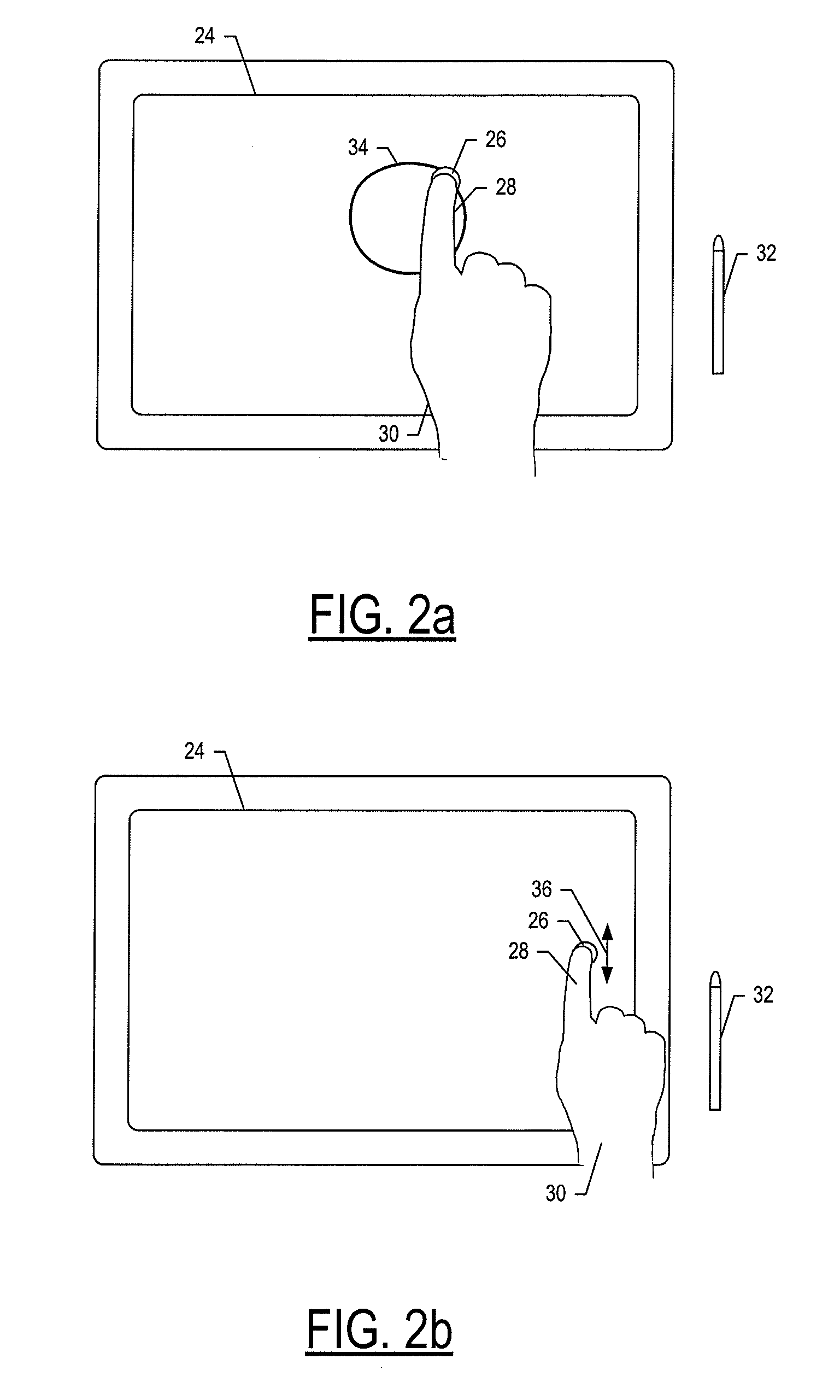 Apparatus for providing touch feedback for user input to a touch sensitive surface