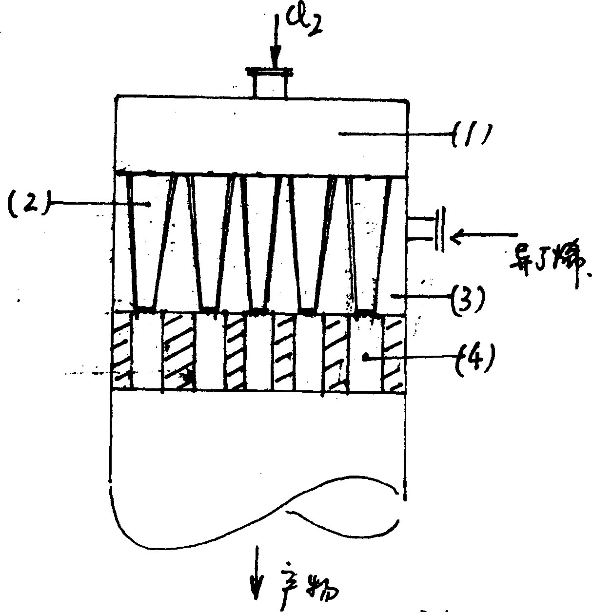 Methallyl chloride synthetic process and apparatus thereof