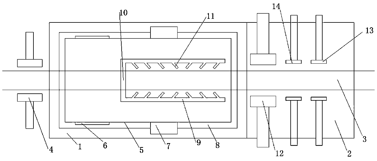 LED lamp frame passivation and cleaning device