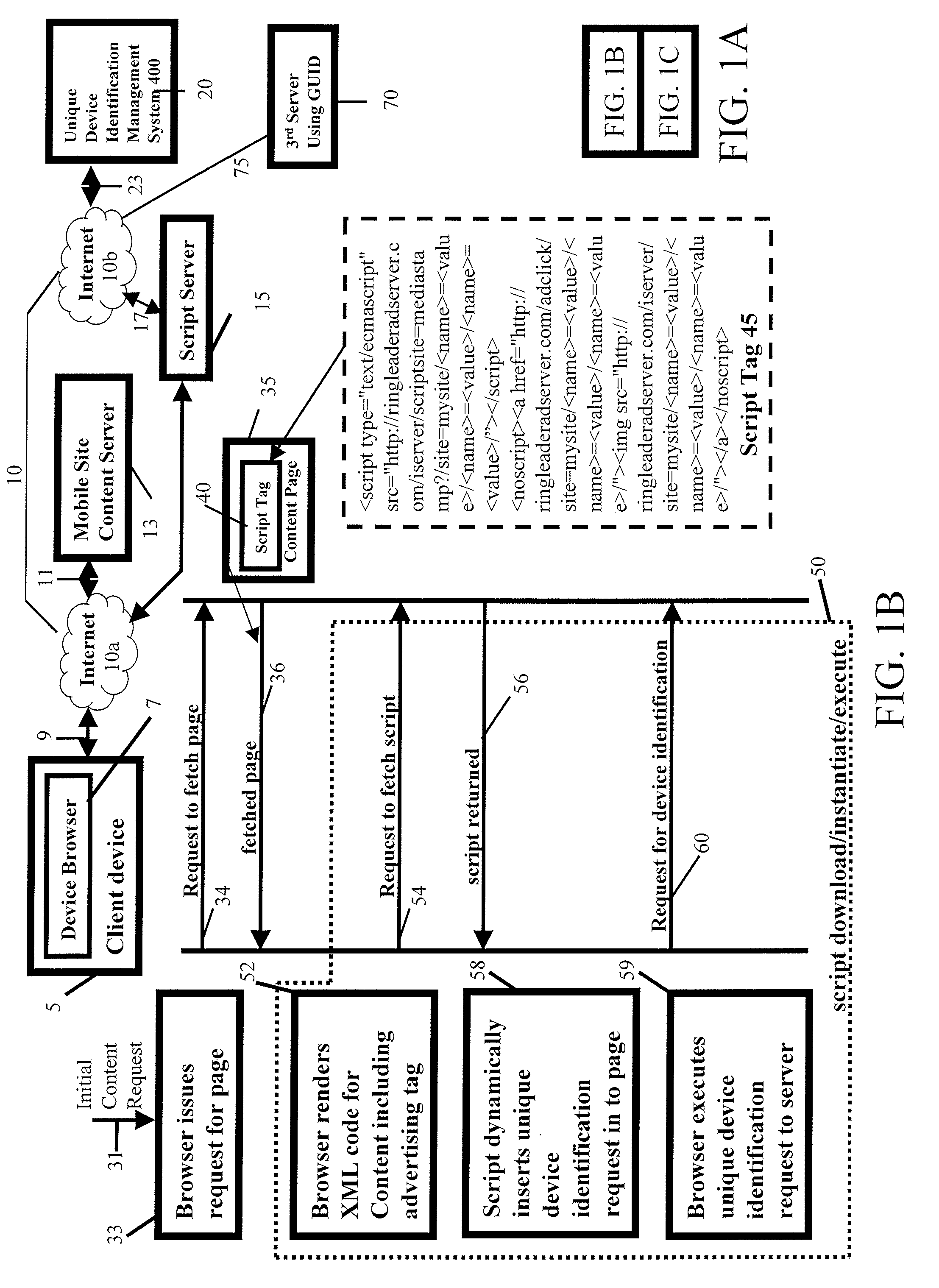User-transparent system for uniquely identifying network-distributed devices without explicitly provided device or user identifying information