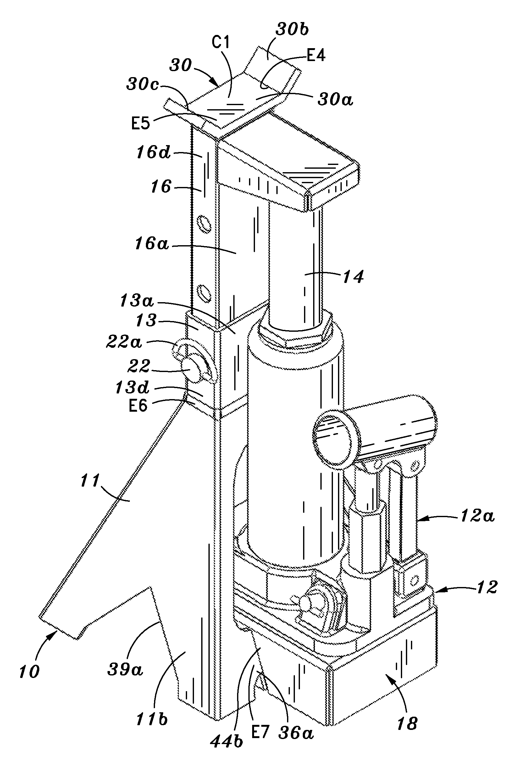 Jack stand and jack combination and method of elevating a load