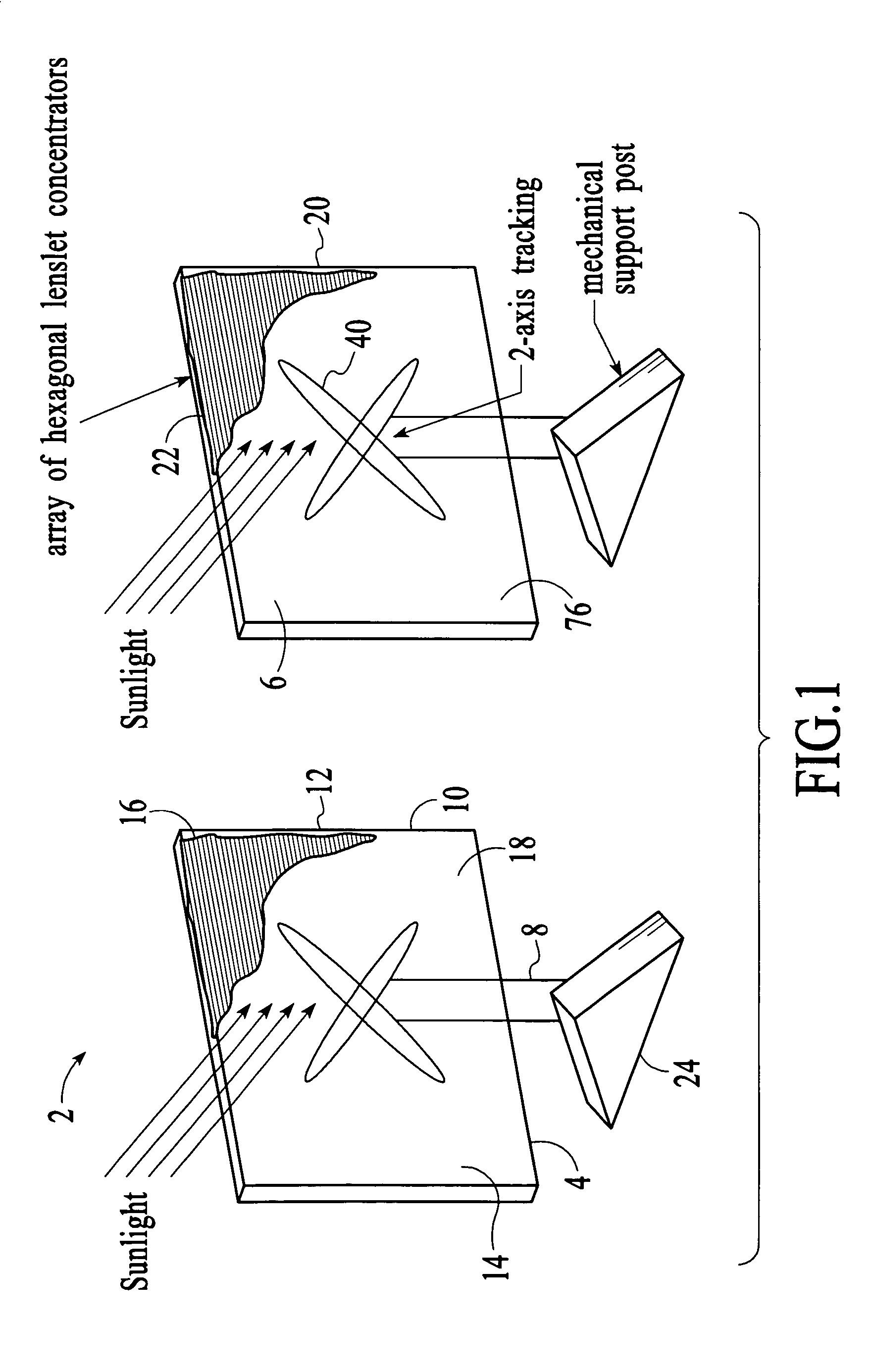 Method and apparatus for generation of electrical power from solar energy